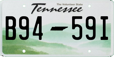 TN license plate B9459I