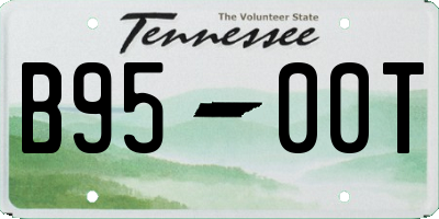 TN license plate B9500T