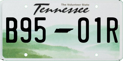 TN license plate B9501R