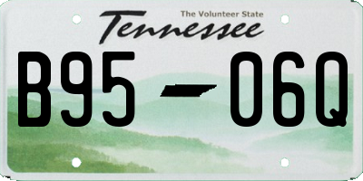 TN license plate B9506Q