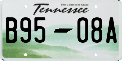 TN license plate B9508A