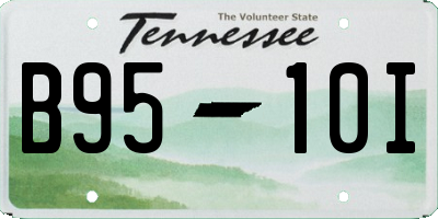 TN license plate B9510I