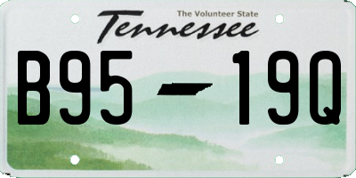TN license plate B9519Q