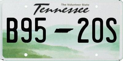 TN license plate B9520S