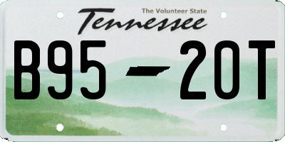 TN license plate B9520T