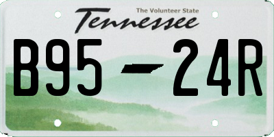 TN license plate B9524R