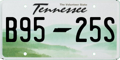 TN license plate B9525S