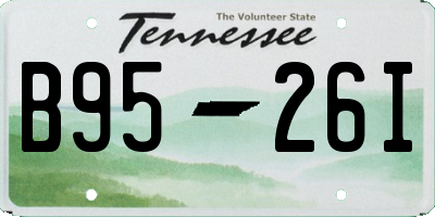 TN license plate B9526I
