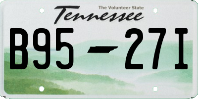 TN license plate B9527I