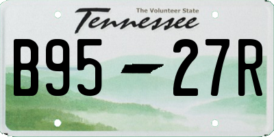 TN license plate B9527R