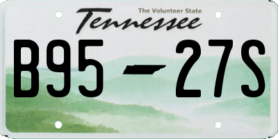 TN license plate B9527S