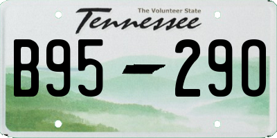 TN license plate B9529O