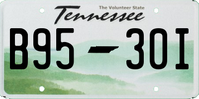TN license plate B9530I