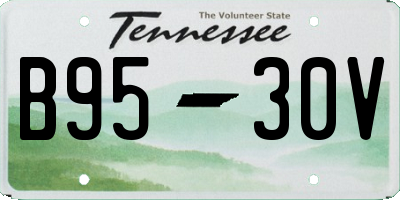 TN license plate B9530V