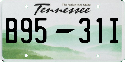TN license plate B9531I