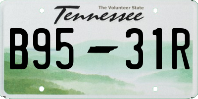 TN license plate B9531R