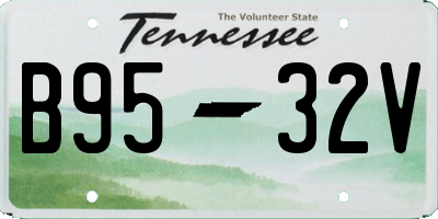 TN license plate B9532V