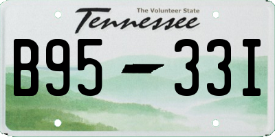 TN license plate B9533I