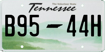 TN license plate B9544H
