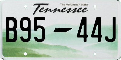 TN license plate B9544J