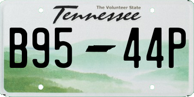 TN license plate B9544P