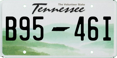 TN license plate B9546I