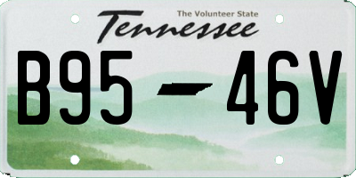 TN license plate B9546V