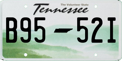 TN license plate B9552I