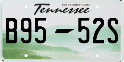 TN license plate B9552S
