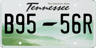 TN license plate B9556R