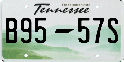 TN license plate B9557S