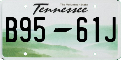 TN license plate B9561J