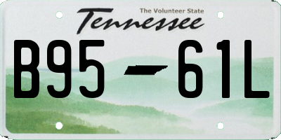TN license plate B9561L