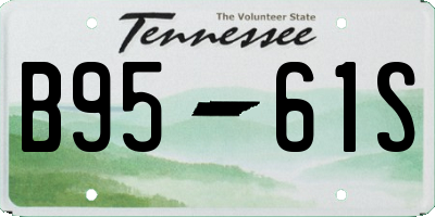 TN license plate B9561S