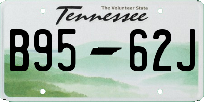 TN license plate B9562J