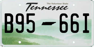 TN license plate B9566I
