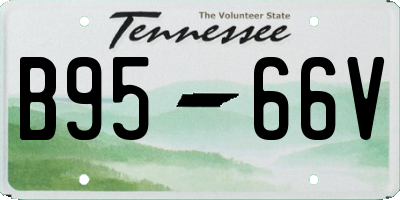 TN license plate B9566V