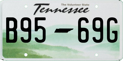 TN license plate B9569G