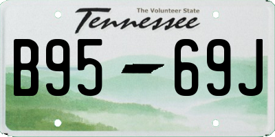 TN license plate B9569J