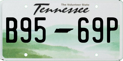 TN license plate B9569P
