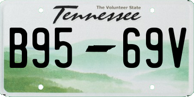 TN license plate B9569V