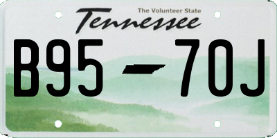 TN license plate B9570J