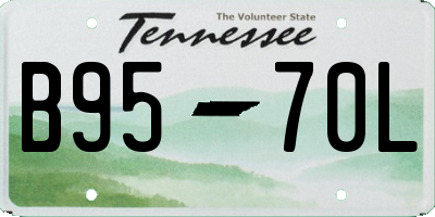 TN license plate B9570L