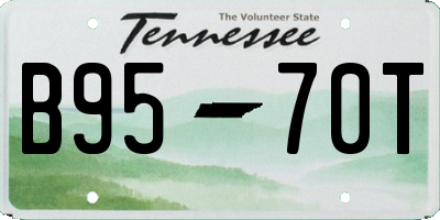 TN license plate B9570T