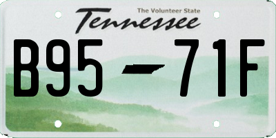 TN license plate B9571F