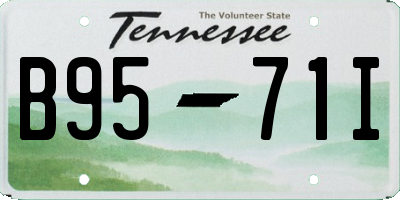 TN license plate B9571I