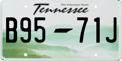 TN license plate B9571J
