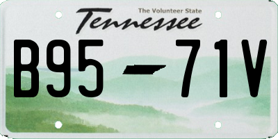 TN license plate B9571V