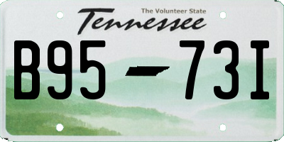 TN license plate B9573I