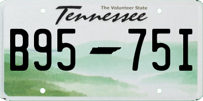 TN license plate B9575I
